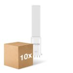 Multipack 10x Noxion Lucent PL-S LED  4.3W - 830 Luce Calda -  | 4-Pin - Sostitutiva 9W