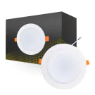 Bright Choice Downlight LED 18W 1620lm 120D - 840 Bianco Freddo | Ritaglio 175mm - Sostitutiva 2x18W