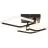 Brilliant Aydin Luce da soffitto Aluminium Plastica Opaco Nero Trasparente 30W 4700lm - 830-870 CCT+RGB | Telecomando Dimmerabile