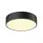 SLV Medo Pro 30 Parete e Luce da soffitto Aluminium Nero Il Giro 10W 1350lm - 930-940 CCT | IP50 - Miglior Resa Cromatica - Dimmerabile 