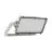 Ledvance Proiettore LED Max Radial 10 Aluminium Grigio 600W 76800lm 180d - 830 Luce Calda -  | IP66 - Simmetrico