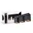 D'Lite Luce da soffitto Kubo Aluminium Nero Inclinabile e Ruotabile | IP20 - Adatto per 3x GU10