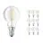 Multipack 10x Ledvance Classic LED E14 Pera Filamento Chiara 4.2W 470lm - 927 Bianco Molto Caldo | Miglior resa cromatica - Dimmerabile - Sostitua 40W