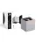 D'Lite Luce Da Parete Nova Aluminium Argento Up & Down 4.9W 480lm - 830 Luce Calda -  | IP54 - Angolo del fascio regolabile