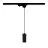 1-Fase Luce Pendente GU10 Attacco Nero