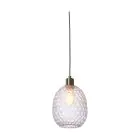 It's about RoMi Luce Pendente Venice Vetro Trasparente | Adatto per 1x E27 