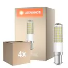 Multipack 4x Ledvance Special T Slim LED B15d Tubo one-handed Chiara 6.5W 806lm - 827 Bianco Molto Caldo | Sostitutiva 60W