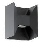 Eglo Luce Da Parete Morino Esterni Aluminium Antracite/Grafite 5W 460lm - 830 Luce Calda - 
